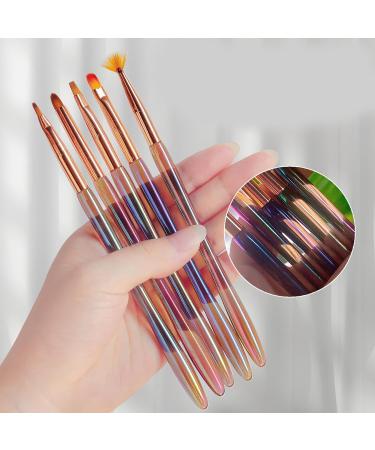 Creative Nail Art Pen With Colorful Handle Line Drawing And Phototherapy Nail Art Brush Convenient And Fun Tool Pull Wire Nail Pen 05 - Buy Online on GoSupps.com