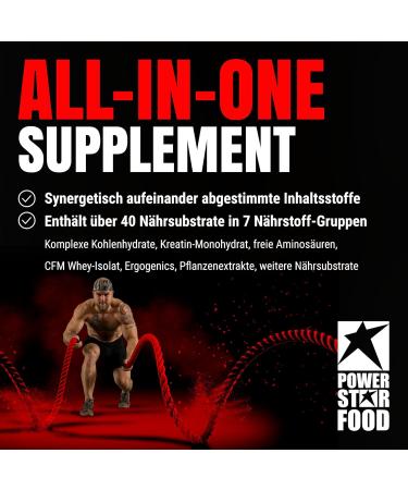 Powerstar Kreaasteron 7 - Ultimate All-in-One Supplement 1725g | 7 Nutrient Combinations for Muscle Building Endurance & Fuel | German IFS Certified | Wildberry Flavor - Buy Online on GoSupps.com