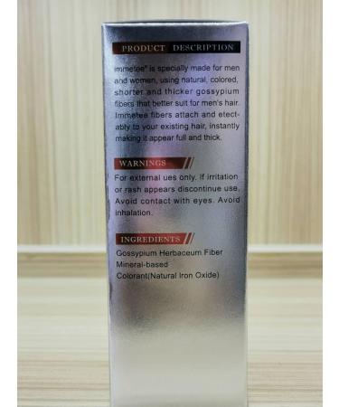 IMMETEE Hair Building Fibers - Instant Regrowth for Thinning Hair & Bald Spots - 28g Black - Conceals Hair Loss in 15 Seconds - For Men & Women - Buy Online on GoSupps.com