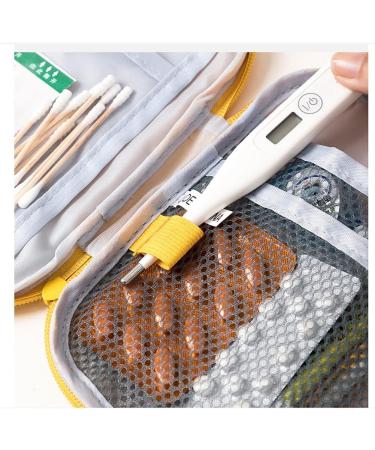 Surakey Mini First Aid Bag - Portable Medication Storage for Home Auto Travel & Camping - Yellow - Buy Online on GoSupps.com