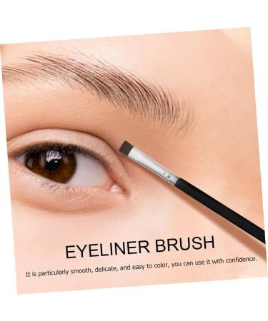 Baluue 30 Pcs Flat Eyebrow Brush Eyeliner Makeup Brush Eyeliner Brush Eye Tool Brush Black Artificial Fiber - Buy Online on GoSupps.com