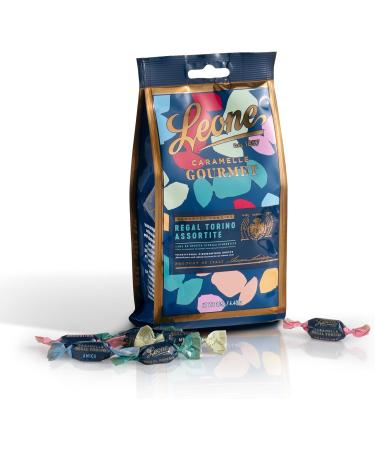 Leone depuis 1857 - Sachet Bonbons Durs Regal Turin Bonbons Leone - Bonbons Assortis - 2 sachets de 125g (2 x 125g) - Buy Online on GoSupps.com