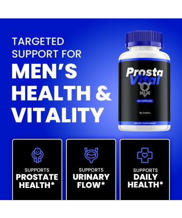 (3 Pack) ProstaVital Capsules Advanced Formula Supplements for Overall Wellness Support (180 Capsules) - Buy Online on GoSupps.com