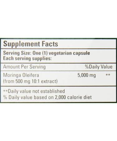 Bio Nutrition Moringa Super Food Vegi-Caps | 90 Count - Premium Plant-Based Supplement - Buy Online on GoSupps.com