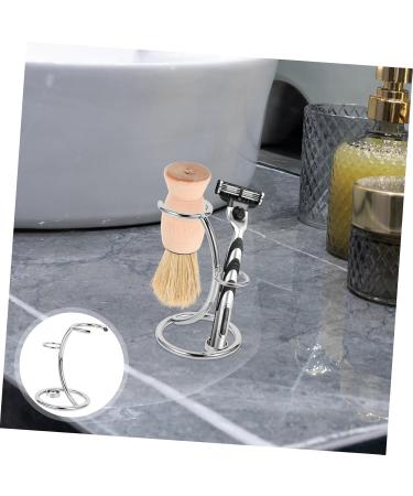 FRCOLOR 2 Pcs Shaving Razor Stand & Brush Holder - Premium Shaving Rack for Men | Trimming Accessories - Buy Online on GoSupps.com