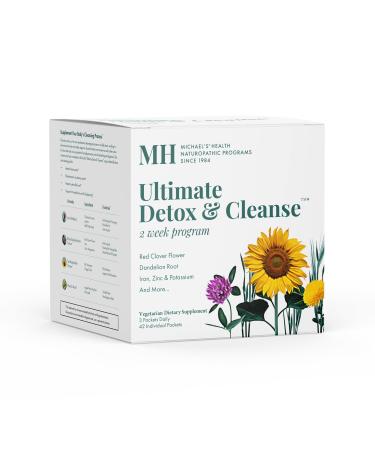 MICHAEL'S Naturopathic Programs Ultimate Detox & Cleanse - 168 Vegan Tablets - 14 Day Liver & Colon Cleanse Supports Blood Detox & Fat Metabolism - Vegetarian Gluten Free Kosher - 14 Servings