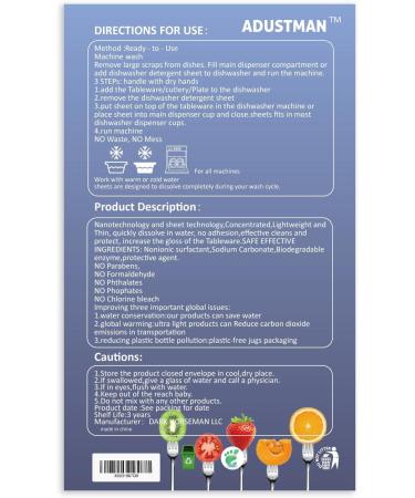 Eco-Friendly Dishwasher Detergent Pods - 60 Count Unscented for Powerful Cleaning - Convenient & Easy to Use - Buy Online on GoSupps.com