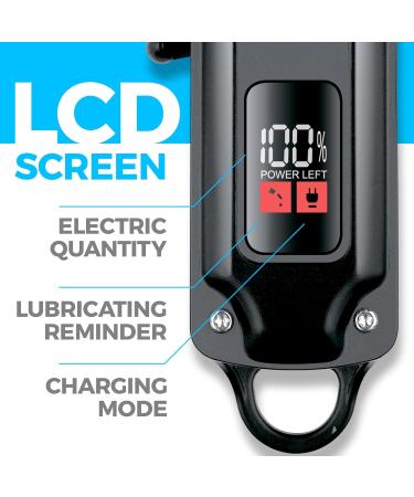 OVLUX Cordless Hair Clippers for Men - Professional Rechargeable Barber Clippers for Precision Grooming - Buy Online on GoSupps.com