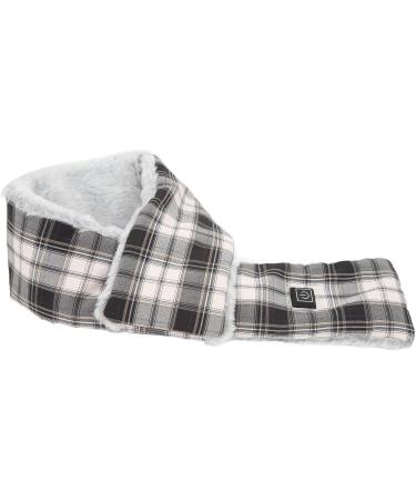 Buy Stylish Electrically Heated Scarf - Warm Cotton USB Heated 3-Speed Temperature Setting for Skiing & Camping - Black & White - Buy Online on GoSupps.com