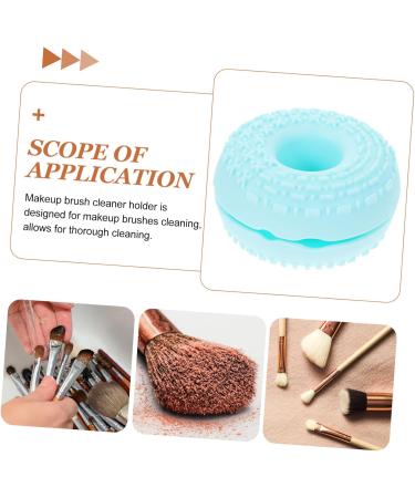 VINTORKY Brush Makeup Sponge Cleaners Make up Sponge Cleaner Make up Cleaner Makeup Cleaner Silica Gel Blindfold Thermostat 8.3x8.3cm Blue - Buy Online on GoSupps.com