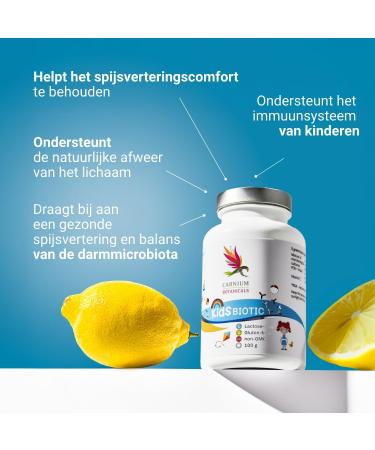 BIO PACK Carnium Botanicals Kids Biotic Probiotics for children with vitamin C powder Culture complex for intestinal flora & immune system Vegan 100 g - Buy Online on GoSupps.com