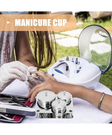 HAPINARY Skin 1 Set Nail Steel Bowl Nail Dappen Dish Dappen Dish for Acrylic Nails Acrylic Containers Mini Dappen Dish Monomer Dish Monomero Guasha Tool Stainless Steel Bowl Liquid - Buy Online on GoSupps.com