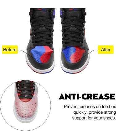TUPEED Anti-Wrinkle Shoe Protectors for Air Jordan & Air Force - 4 Pairs, 2022 New Version - Crease Stoppers for Men's Sneaker and Casual Shoes (US Size 7-12) - Buy Online on GoSupps.com