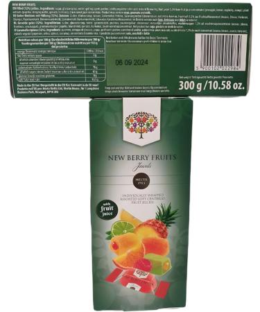 Berry Fruits Jewels Jelly Candy 300g Pack Of 2 Assorted Frutti Flavour Soft-Center Jellies Perfect Sweet Treat - Buy Online on GoSupps.com