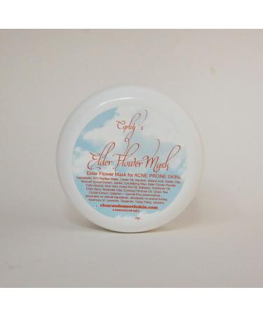 Carley's Elder Flower Mask for Acne Prone Skin - Natural Treatment for Clearer Complexion | International Shipping Available - Buy Online on GoSupps.com