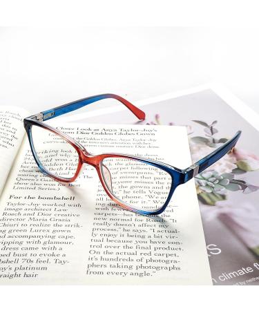 Buy 4 Pack Progressive Multifocus Reading Glasses for Men & Women - Spring Hinge Blue Light Blocking Mix Strength 1.0x - International Shipping Available - Buy Online on GoSupps.com