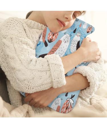 2L Hot Water Bottle | Pain Relief Owl & Strawberry Pattern | PVC Ice & Warm-Up Bags for Menstrual Cramps & Therapy - Buy Online on GoSupps.com