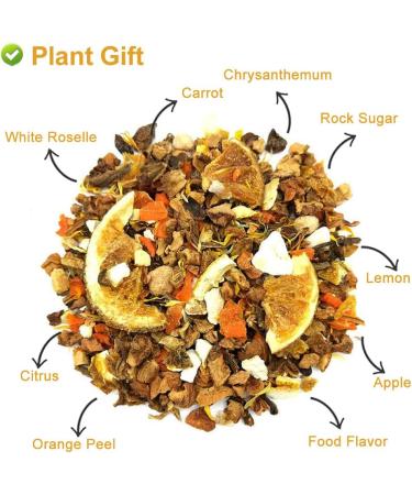 Plant Gift Honey Pomelo Tea Herbal Tea Hibiscus Health Tea White Roselle apple rock sugar carrot orange peel citrus lemon chrysanthemum loose leaf in iced tea and hot tea 70 g25 oz - Buy Online on GoSupps.com