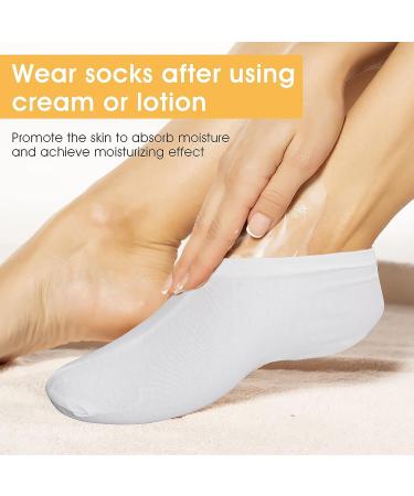 WLLHYF 3 Pairs Moisturizing Socks for Dry Feet - Overnight Spa Socks for Women - Lotion Infused Moisture Enhancing Socks - Buy Online on GoSupps.com