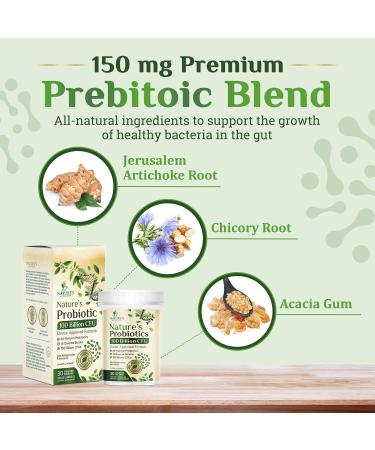 Probiotics 100 Billion CFU - 16 Premium Strains + Prebiotics - Best Probiotic Supplement for Women & Men - Supports Immune & Digestive Health & Occasional Constipation - Bottled in USA - 30 Capsules 30 Count (Pack of 1) - Buy Online on GoSupps.com