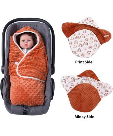 Rainbow Baby Blanket Swaddle Wrap - Soft & Warm Infant Sleeping Wrap for Boys & Girls - Unisex Receiving Blanket 0-6 Months - Buy Online on GoSupps.com