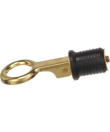 Attwood 7524A7 Snap-Handle Drain Plug - 1 Diameter, Brass Handle, Rubber Plug - Buy Online on GoSupps.com