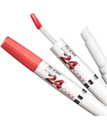 Myb Iridescent 41 Coral L Size 1 Kit Maybelline Superstay 24hr Iridescent 41 Committed Coral Lipcolor 1 Kit