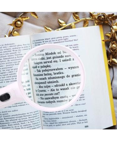 Hand-held Magnifying Glass with Lamp 20 Times 30 Times Old Man Reading Portable High-Definition High-Power Magnifier Good Times - Buy Online on GoSupps.com