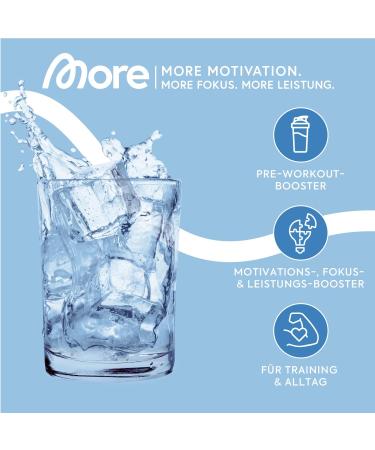 MORE Every Workout Neutral Pre Workout Booster 270g | Vegan Laboratory Tested Tasteless - Boost Motivation Focus & Performance - Buy Online on GoSupps.com