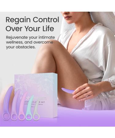 Ecoblossom Silicone Dilator Set | Comfort for Women with Pain | Pelvic Floor Trainer & Expander (Sizes 1-5) - International Shipping Available - Buy Online on GoSupps.com