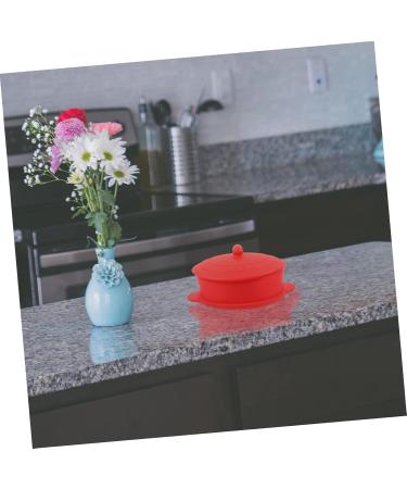 Fomiyes 2-St High-Temperature Silicone Pot Wax Warmer Accessories | Mini Heating Round Pot for Beauty Tools | Anti-Drop Household Wax Shell & Gel Pot - Buy Online on GoSupps.com