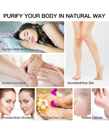 Lymphatic Drainage Ginger Foot Soak 30pcs - Natural Herbal Foot Bath for Muscle Relief, Improved Sleep, Stress Relief, and Joint Pain Soothing - Buy Online on GoSupps.com