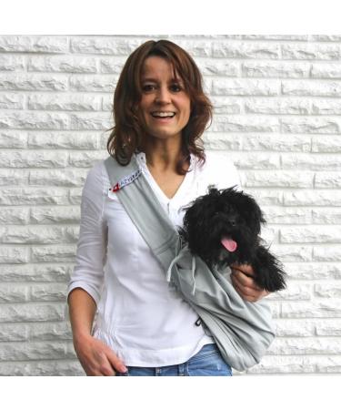 4LazyLegs PET Carrier Pocket Dog Carrier Bag XS - Grey | Comfortable & Stylish Travel Solution for Small Pets | Shop Now! - Buy Online on GoSupps.com