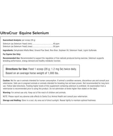 UltraCruz Equine Selenium Pellets 10 LB - Buy Online on GoSupps.com