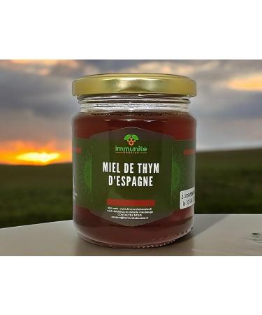 Pure Spanish Thyme Honey - 250g Net Weight - Pure and Natural Honey from Spain - immunite BOOSTER - Buy Online on GoSupps.com