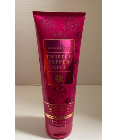 Twisted Peppermint Body Cream - Ultimate Hydration with Shea Butter & Hyaluronic Acid (8oz) | Shop Internationally - Buy Online on GoSupps.com