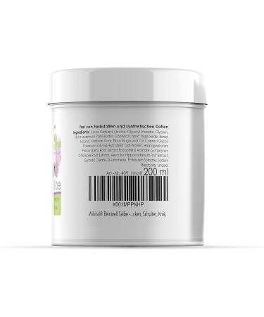 Wilvital Beinwell Ointment 200ml | 100% Natural Leg Extract with Horse Chestnut & Devil's Claw | Pain Relief for Back Shoulders Knees & Legs - International Shipping Available - Buy Online on GoSupps.com