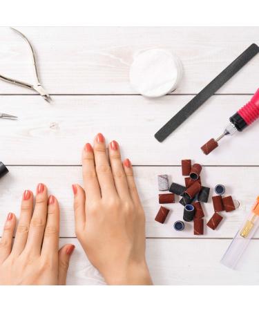 402-Piece Nail Drill Bits Set with Sanding Bands - 400 Nail Sanding Bands in 3 Colors + 2 Nail Drill Bits 3/32 Inch for Manicures and Pedicures - Buy Online on GoSupps.com