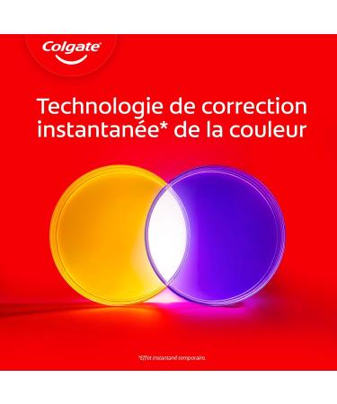 COLGATE - S rum Max White Purple - Booster de Blancheur Apr s le Dentifrice pour une Correction Instantan e de la Couleur - Pour un sourire plus blanc et clatant d s la premi re utilisation - 40ml Serum - Buy Online on GoSupps.com