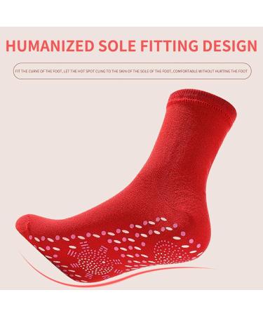 2023 Tourmaline Magnetic Self-Heating Socks - Winter Warmth & Moxibustion Massage | Thick Foot Warmers | Buy Now! - Buy Online on GoSupps.com