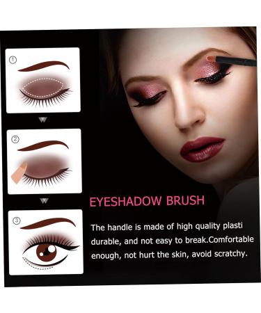 Mikinona 10pcs Nose Shadow Brush Cosmetic Brush Makeup Kits Creme Blush Makeup Eyeshadow Wooden Handle - Buy Online on GoSupps.com
