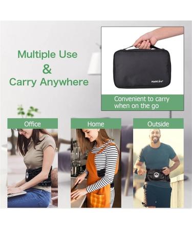 Alkani Decompression Back Support Belt for Lower Back Pain Relief | Air Traction Massage Brace - Size L - Buy Online on GoSupps.com