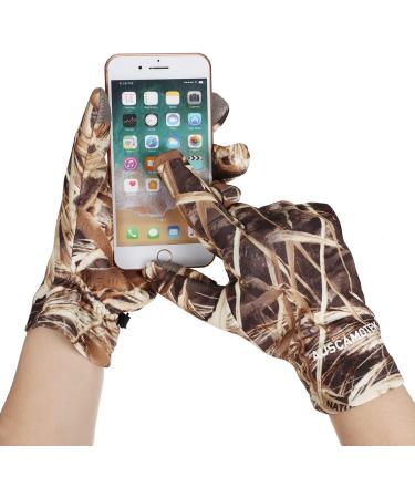 AUSCAMOTEK Duck Hunting Camo Gloves for Men - Touch Screen Fingers - Buy Online on GoSupps.com
