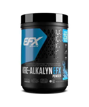 EFX Sports Kre-Alkalyn Powder 500g PH-Correct Creatine Monohydrate | Multi-Patented Formula Gain Strength Build Muscle & Enhance Performance Blue Frost 500 gram Blue Frost 500 g (Pack of 1)