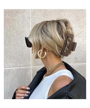Canitor 4 PCS Matte Hair Claw Clips for Thick Hair â€“ Non-Slip Acrylic Tortoise Barrettes - Buy Online on GoSupps.com
