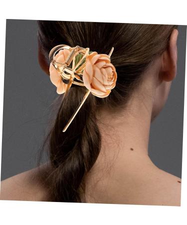 Hairpin Hair Barrettes for Big Claw Clips for Thick Hair Flower Decor Big Hair Claw Clips Claw Hair Clips Extra Large Claw Clip Hair Clips for Girl Alloy Miss Flower Girl - Buy Online on GoSupps.com