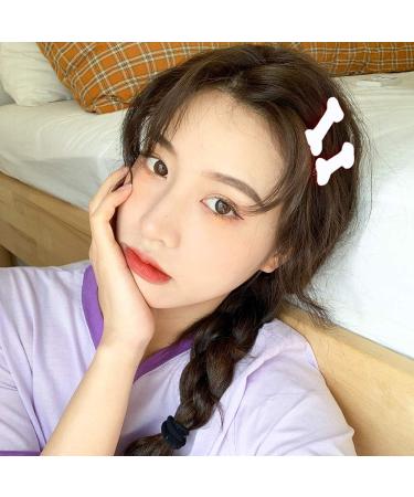 Nifocc Dog Bone Hair Clips - White 6 Pcs Hairpins for Girls & Ladies | Hair Styling Tools - Buy Online on GoSupps.com