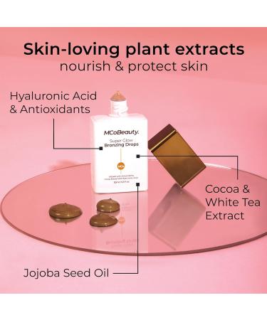 MCoBeauty Super Glow Bronzing Drops - Sun-Kissed Radiance Hydrated Glow Vegan & Cruelty-Free International Shipping - Buy Online on GoSupps.com