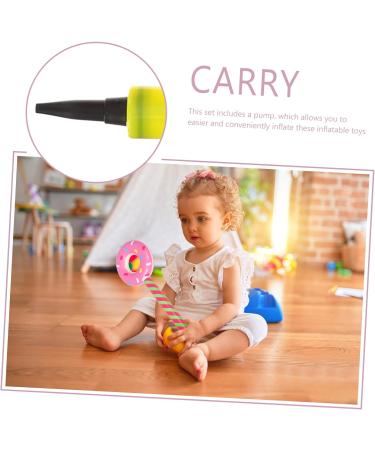 NUSITOU 1set Donut Cheer Stick Noise Makers Giant Candy De Bautizo Para Ni o Bulk Lollipops Candy in Bulk Toys for Baby Kids Summer Toys Party Supplies Inflatable Plastic Gift Pool Party - Buy Online on GoSupps.com