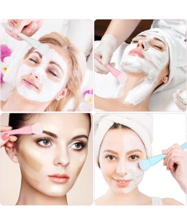 Ouligay 3PCS Silicone Face Mask Brush Applicator Set - Double-Ended Flexible Facial Mud Mask Beauty Tool - Buy Online on GoSupps.com